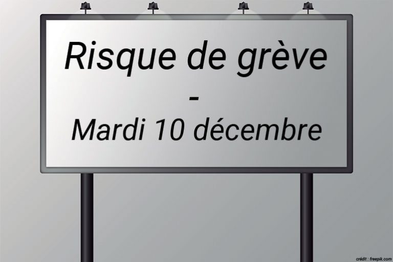 Grève - mardi 10 décembre