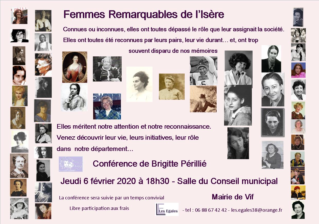 Femmes remarquables de l'Isère