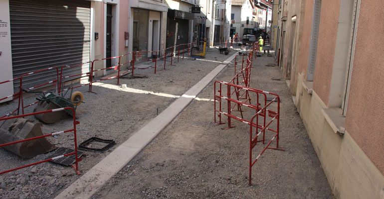 Travaux d'été Centre Bourg