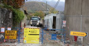 Travaux rue portail rouge