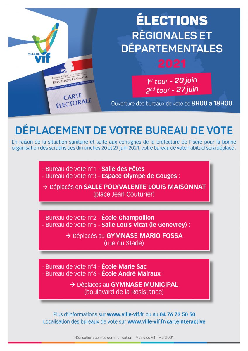 Déplacement des bureaux de vote