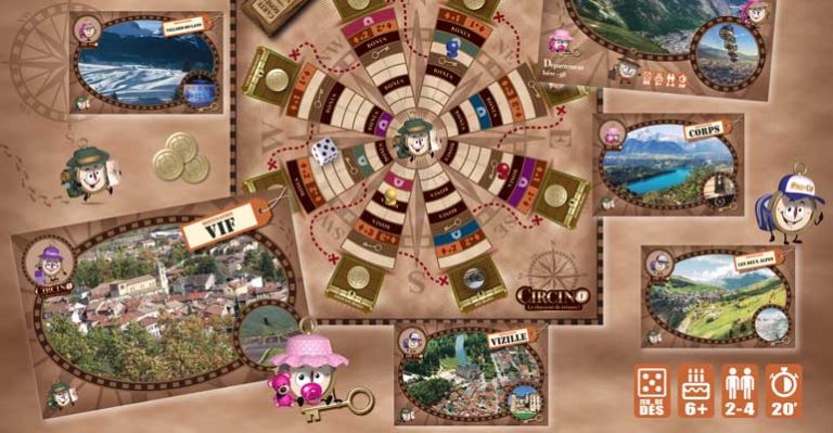 Circino, jeu de plateau