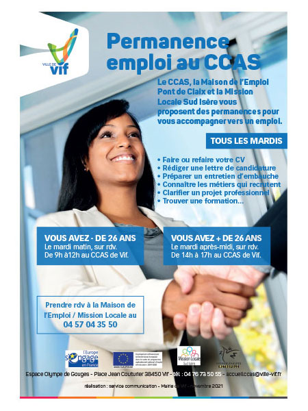 Flyer emploi CCAS
