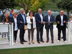 Inauguration terrain de football synthétique