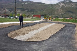 Visite chantier pumptrack de Vif