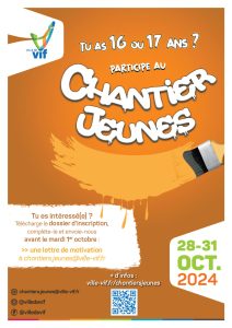 Affiche chantier jeunes automne 2024