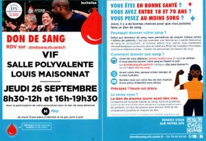 Flyer don du sang