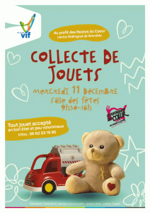 Affiche - collecte de jouets 2024