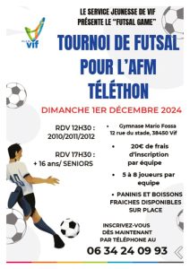 Affiche tournoi de futsal