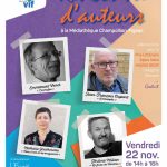 Affiche rencontre d'auteurs