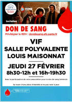 Don du sang - Vif