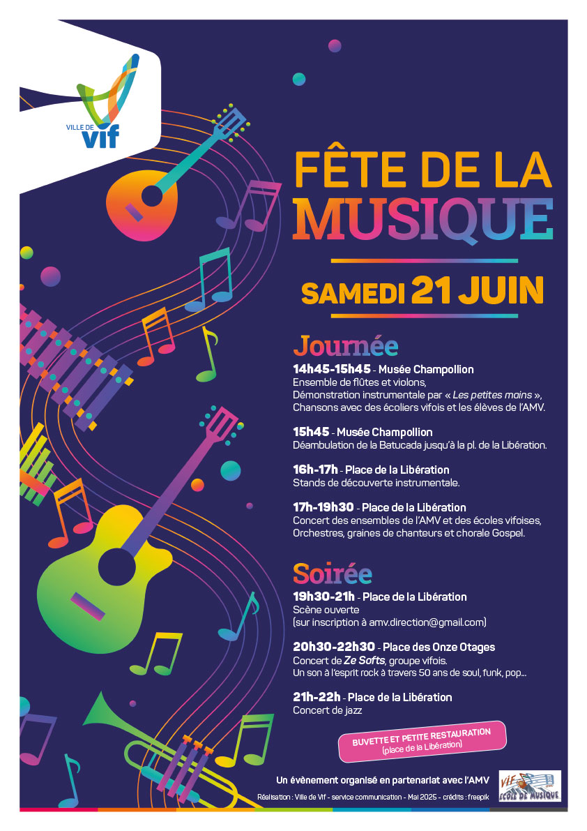 Fête de la musique 2025 à Vif