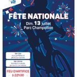 Affiche fête nationale 2025 - Vif