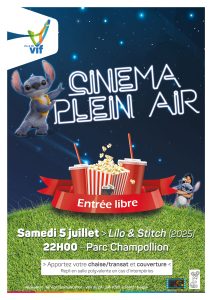 Affiche cinéma plein air