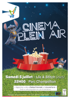 Affiche cinéma plein air