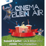 Affiche cinéma plein air