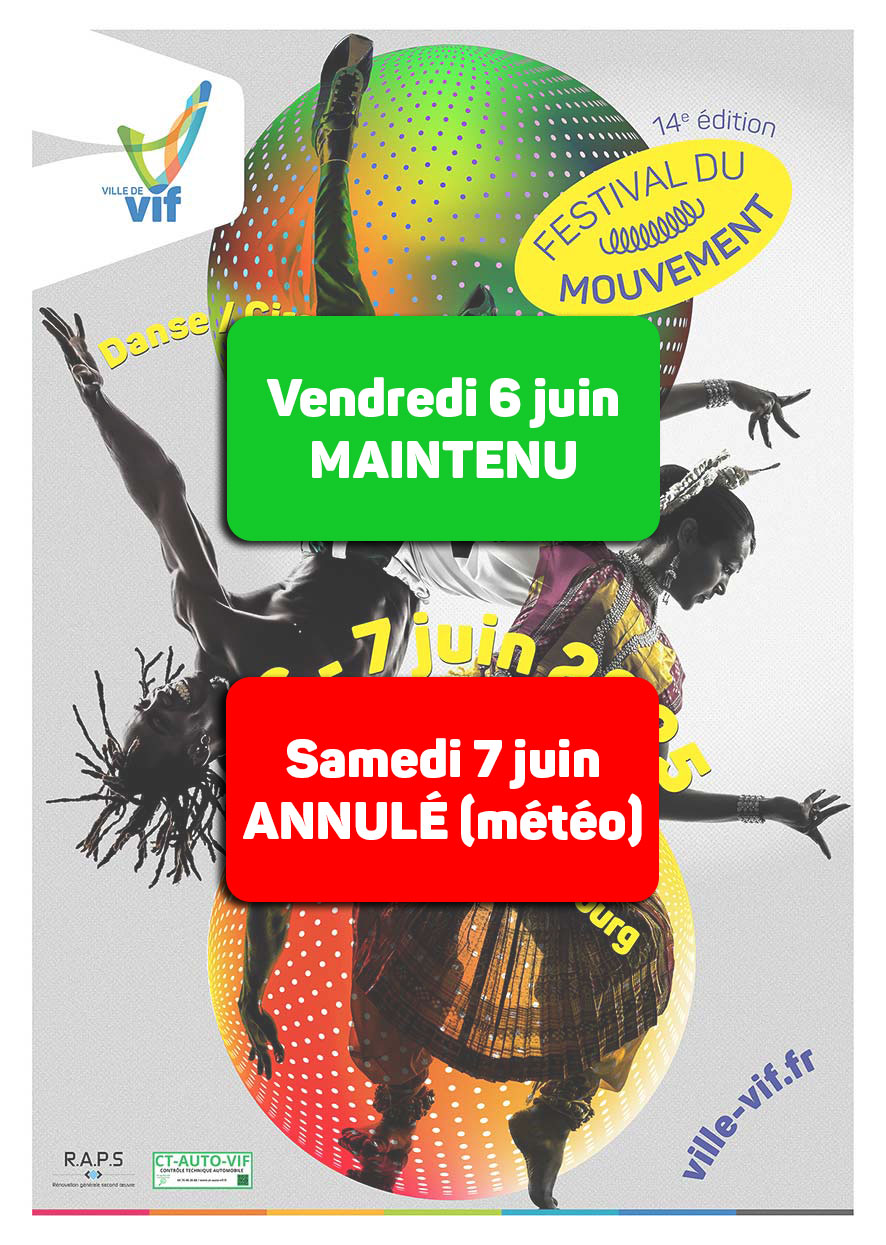 Annulation festival du mouvement
