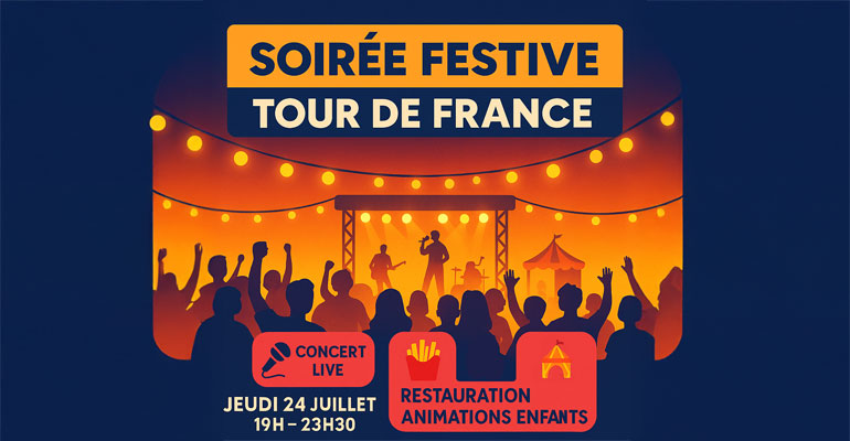 Soirée festive Tour de France à Vif