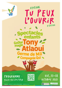 Affiche Festival tu peux l'ouvrir 2025 à Vif