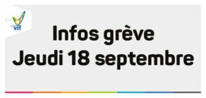 Grève 18 septembre