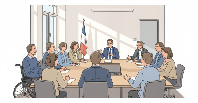 commission accessibilité vif