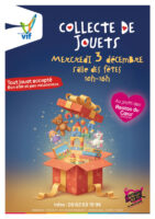 Affiche collecte de jouets 2025 à Vif