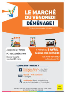 Déplacement du marché de Vif