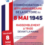 Affiche A3 - commémoration 8 mai 1945 à Vif - 2026