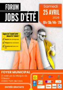 Forum jobs d'été de Pont-de-Claix