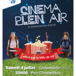 Affiche ciné plein air à Vif (juillet 2025)
