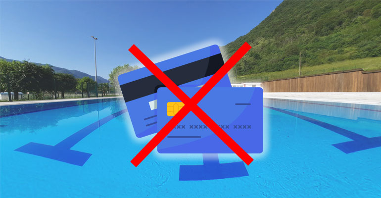 Paiement CB indisponible - piscine de Vif