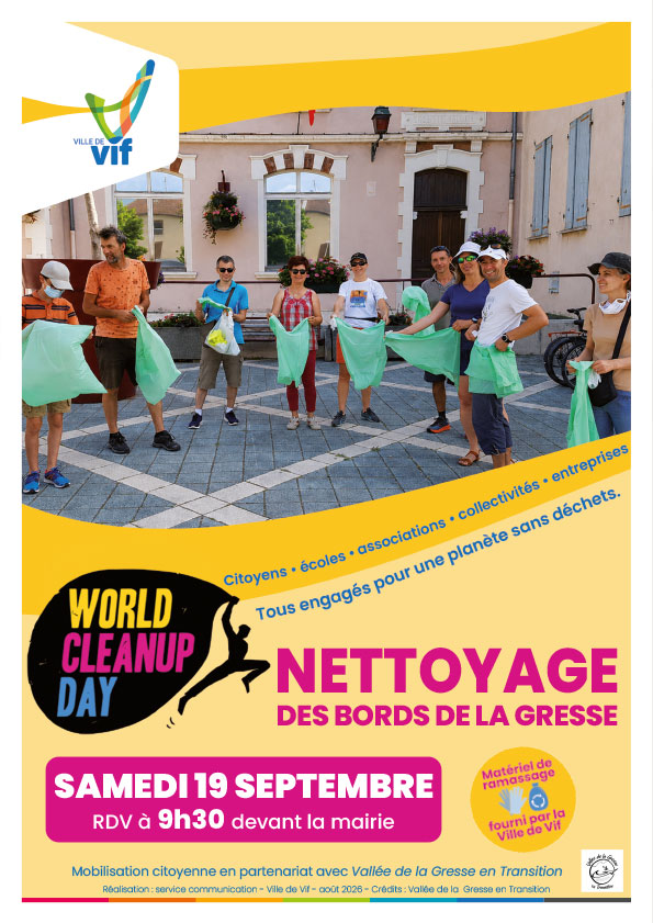 World cleanup dat 2026 à Vif